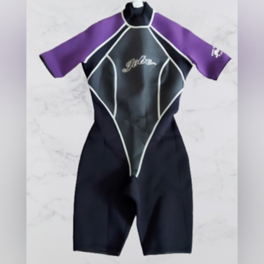 "JOBE" Women's Power Stretch Flat Stitch Spring Shorty Wetsuit